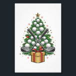 Golf Equipment Christmas Tree Christmas Golf Photo Print<br><div class="desc">Golf Equipment Christmas Tree Christmas Golf</div>