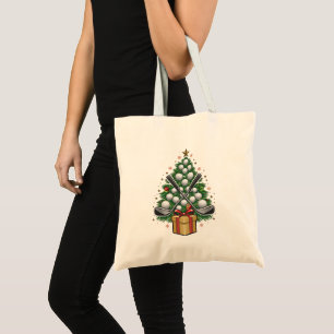 Golf Equipment Christmas Tree Christmas Golf Tote Bag