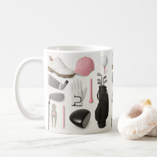 Golf Equipment for woman golfer Coffee Mug