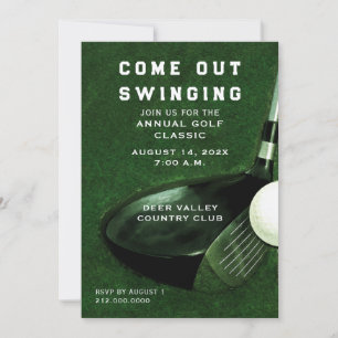 Golf Event Invitation
