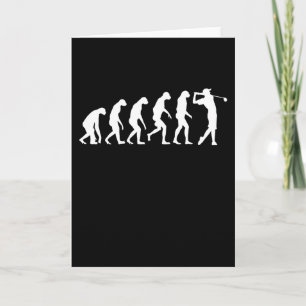 GOLF EVOLUTION Golfing Clothes Women Men Kids Card
