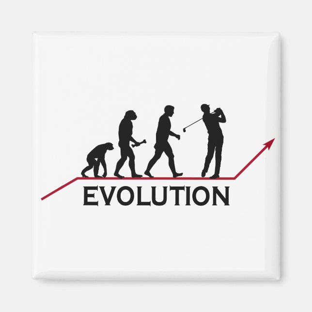 Golf Evolution magnet (Front)