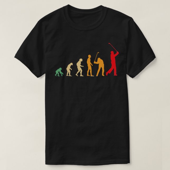 Golf Evolution  T-Shirt (Design Front)