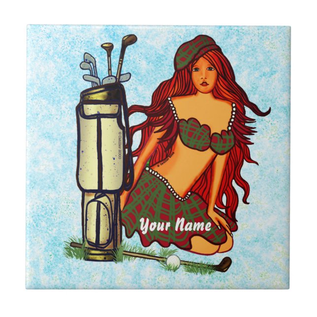Golf Fairy  Tile (Front)