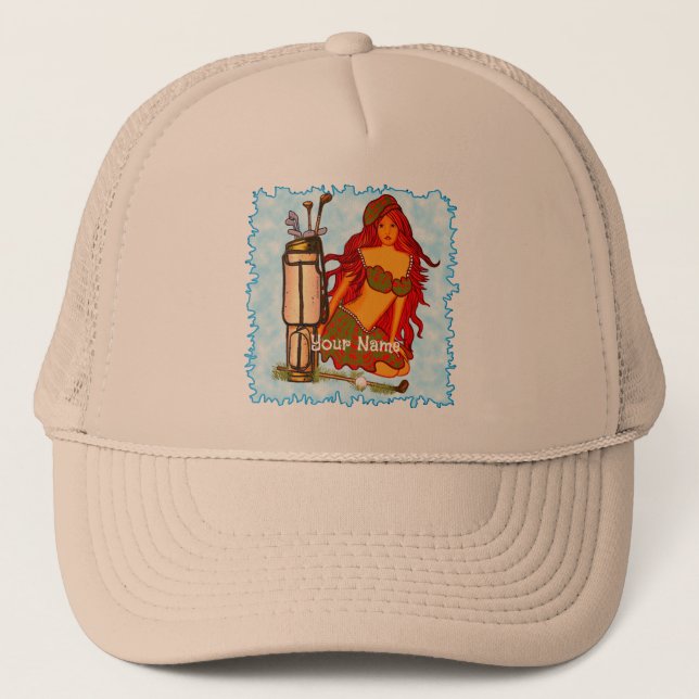 Golf Fairy Trucker Hat (Front)