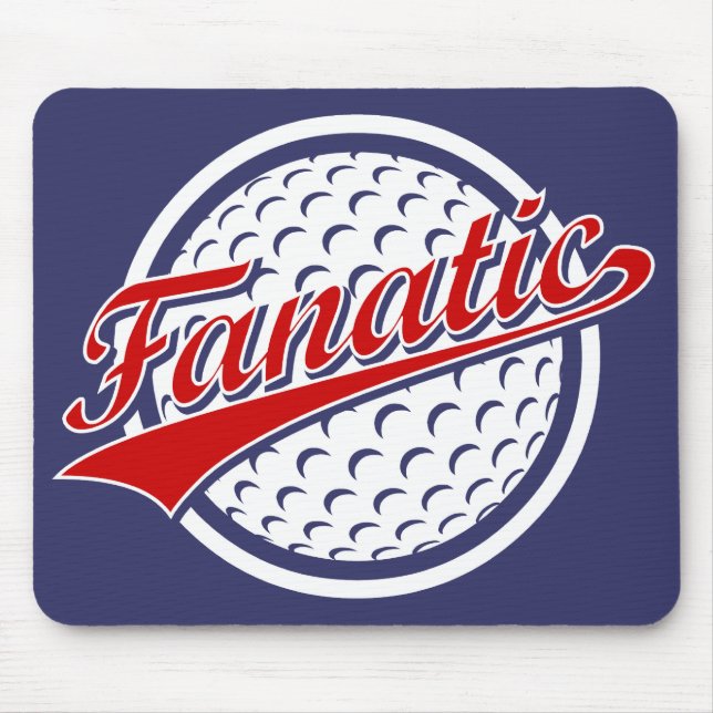 Golf Fanatic Mouse Mat (Front)