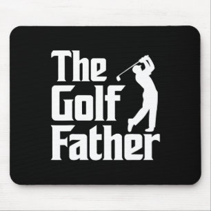 Golf Father Funny Golfer Dad Gift For Father's Day Mouse Mat