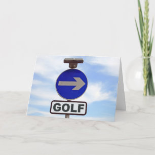 Golf Father's Day Card