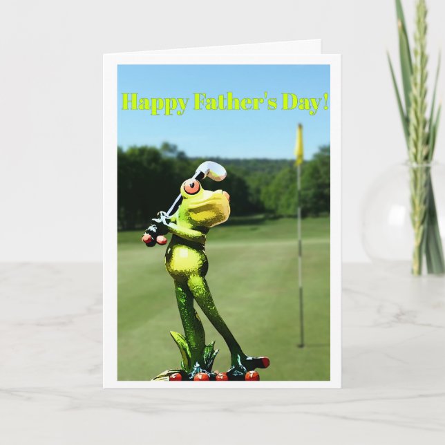 Golf Father's Day Card (Front)