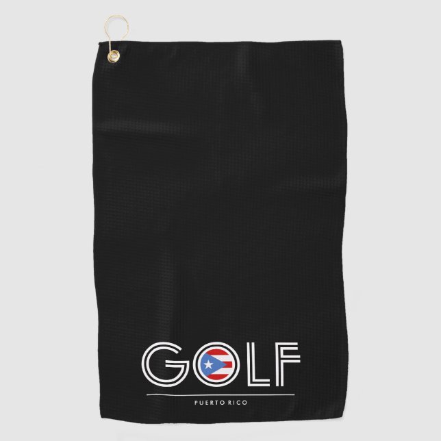 Golf flag of Puerto Rico Sports Towel (Front)
