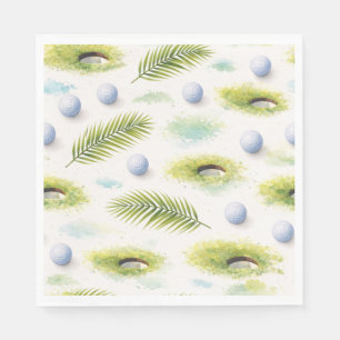 Golf Florida Themed Napkins
