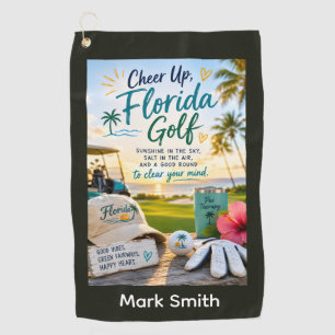 Golf Florida themed Towel