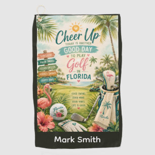 Golf Florida themed Towel