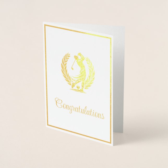 Golf  foil card (Front)