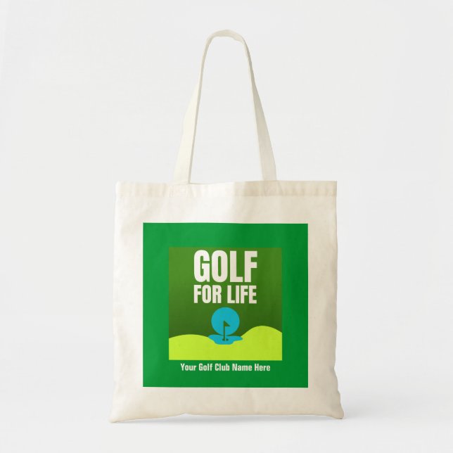 "Golf For Life" Customised Golf Tote Bag (Front)