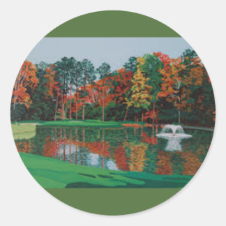 Golf Fountain Sticker