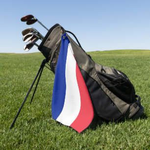 Golf France & French Flag, Golfing Paris / Sports Golf Towel