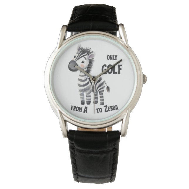 Golf from A to Z, Zebra Watch (Front)