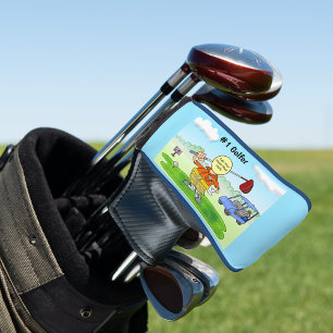 Golf Funny Cartoon Head Cover
