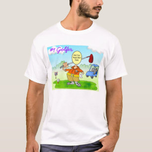 Golf Funny Cartoon  T-Shirt