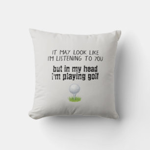 Golf funny cushion
