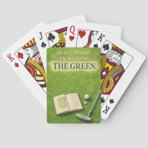 Golf Funny Golf Cover for Golfer Playing Cards