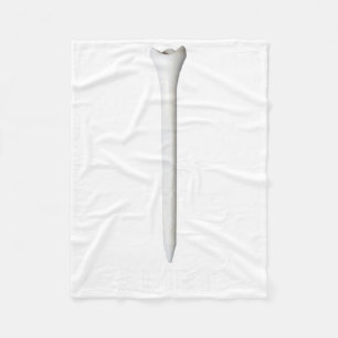 Golf Funny Golfing Tee For Father's Day Fleece Blanket