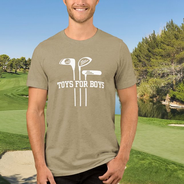 Golf Funny Quote Toys for Boys Golf Clubs Tri-Blend Shirt (Creator Uploaded)