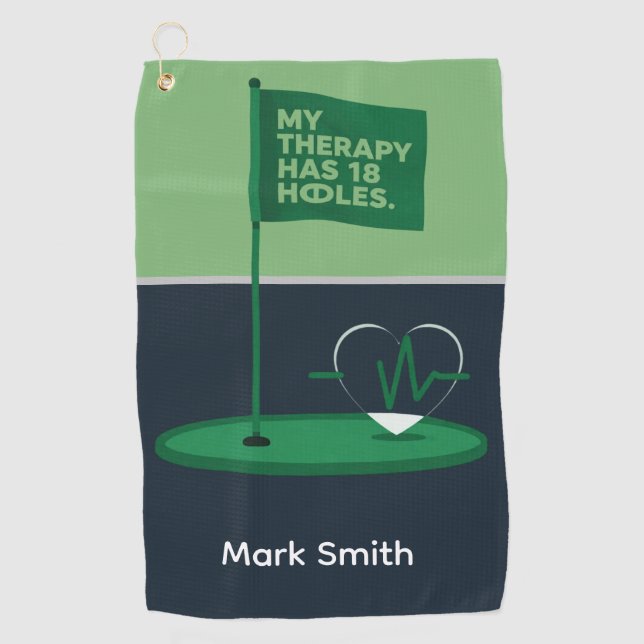 Golf Funny Quotes for golfer  Towel (Front)