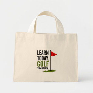 Golf Funny Saying Baby Golfer Mini Tote Bag