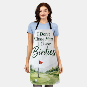 Golf funny saying for golfer apron
