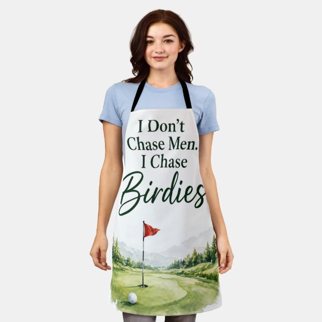 Golf funny saying for golfer apron (Worn)
