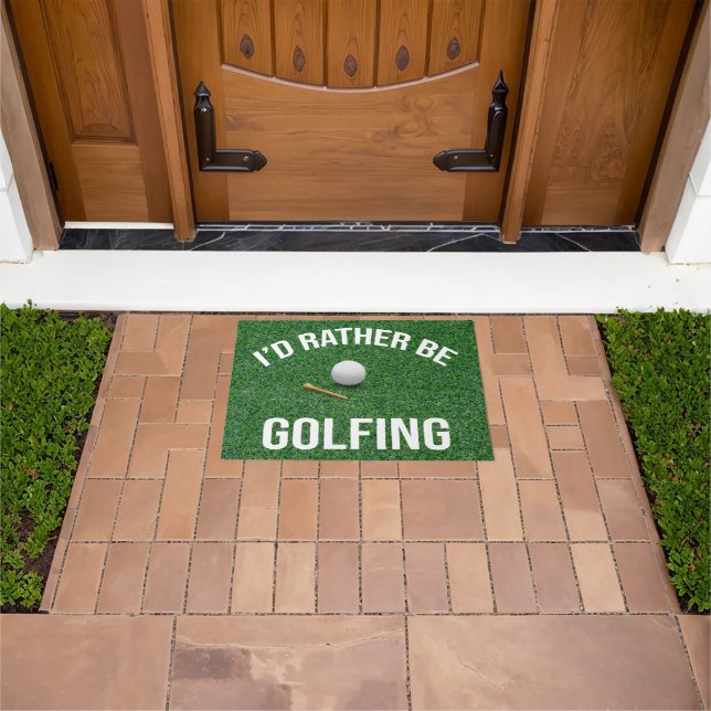 Golf funny saying for golfer  doormat (Outdoor)