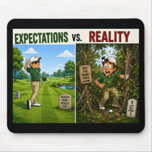 Golf funny saying for golfer mouse mat