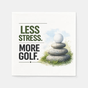 Golf funny saying for golfer napkin