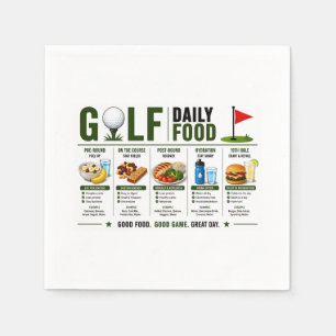 Golf funny saying for golfer napkin