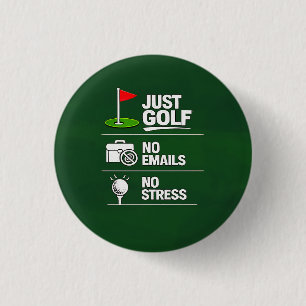 Golf Funny Saying Golfing  Retirement 3 Cm Round Badge