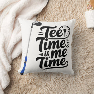Golf Funny saying Tee time is me time golf quotes Cushion