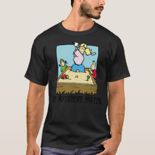 GOLF FUNNY WOMENS GOLF ANYWHERE sport T-Shirt