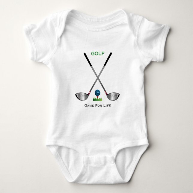 GOLF - Game for Life Baby Bodysuit (Front)