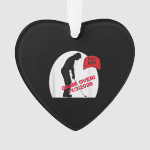 Golf Game is Over Funny Anti-Trump Ornament