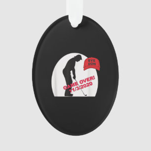 Golf Game is Over Funny Anti-Trump Ornament
