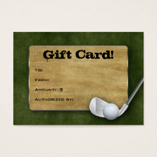 Golf Gift Card - Father's Day Green
