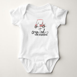 Golf Gift for Baby Shower Golfer Golf Cart Bodysuit