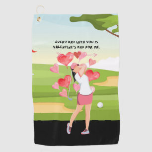 Golf gifts for Valentine's Day to Golfer Golf Tow Golf Towel