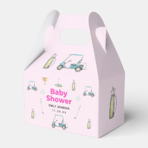 Golf Girl Baby Shower  Favour Box