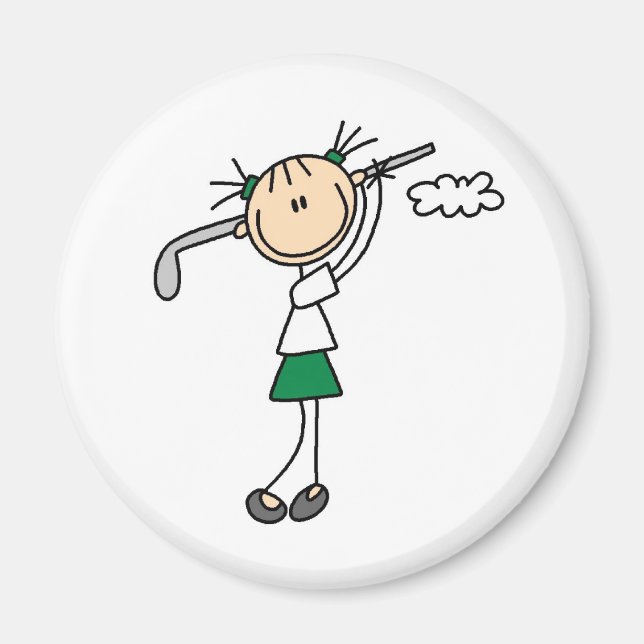 Golf Girl Magnet (Front)