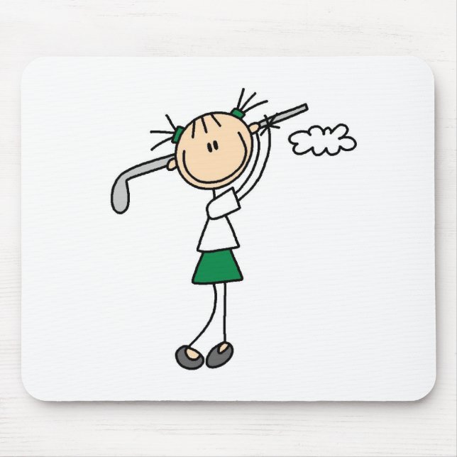 Golf Girl Mousepad (Front)