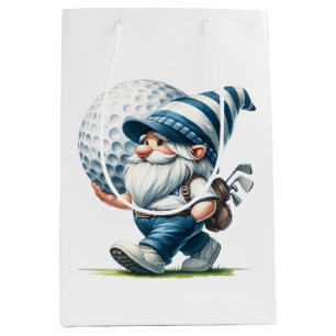 Golf Gnome Medium Gift Bag