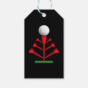 Golf Golf Ball Christmas Tree Christmas Gift Gift Tags